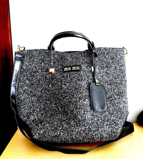 Gorgeous Grey  Imported Handbag